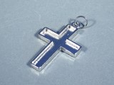 Croix a sertir de mosaic 5x5mm